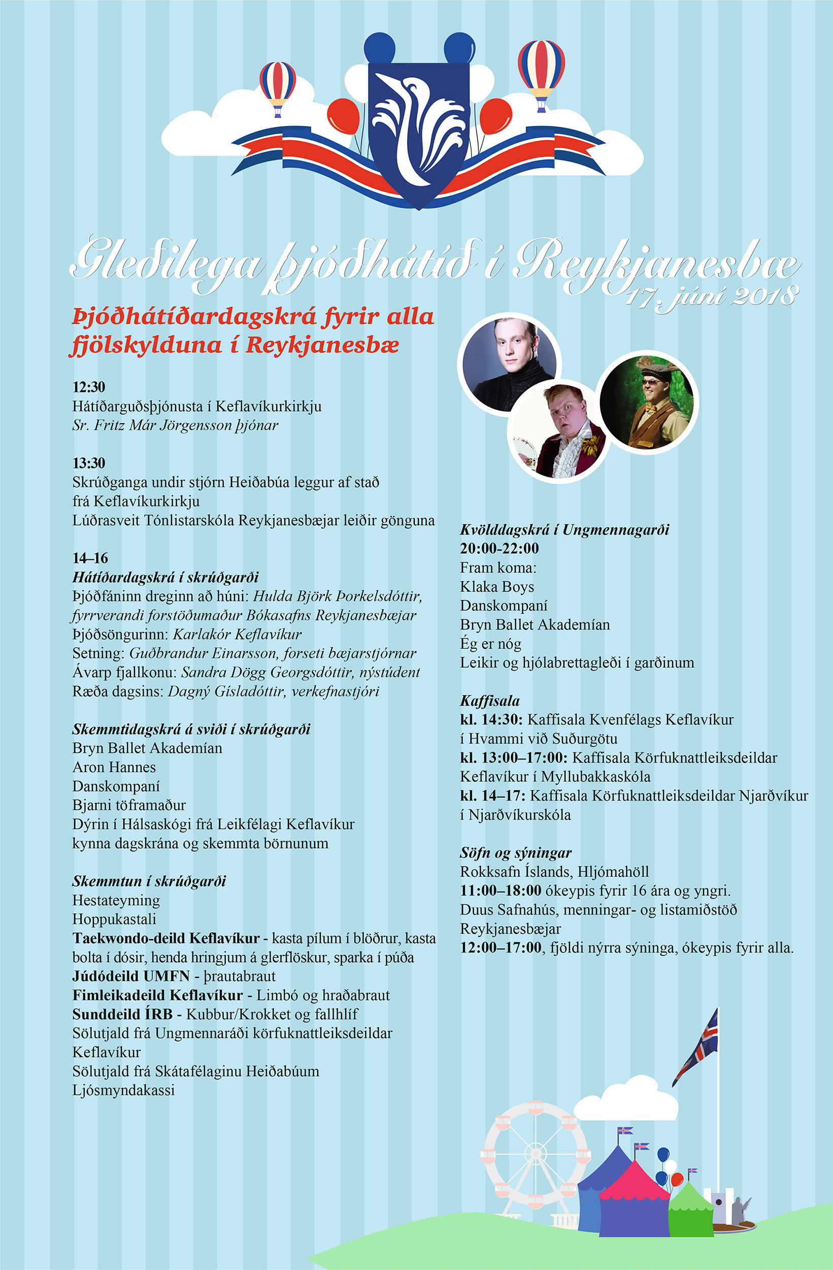 Dagskrá 17. júní 2018