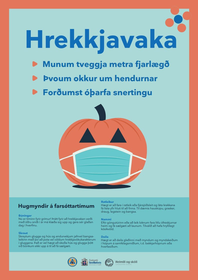 Hrekkjavaka Höldum hrekkjavöku heima