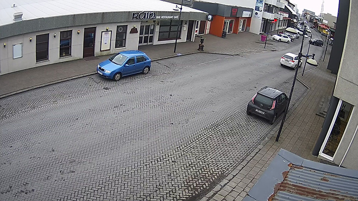 Horft yfir skemmtistaðinn Ránna og nágrenni Horft yfir skemmtistaðinn Ránna og nágrenni