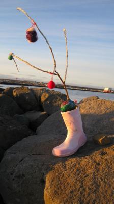 Frá listaverkagarði.