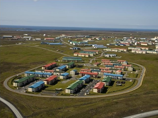 Horft yfir Ásbrúarsvæðið.