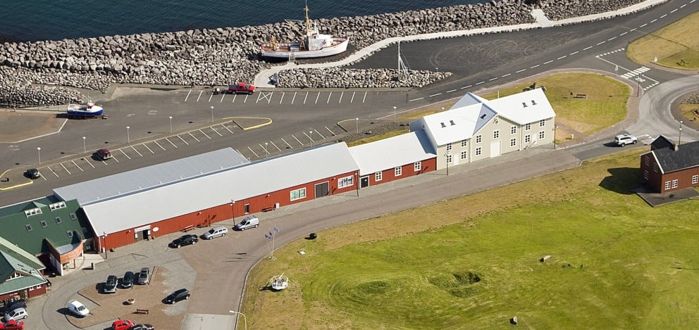 Horft yfir Duushús