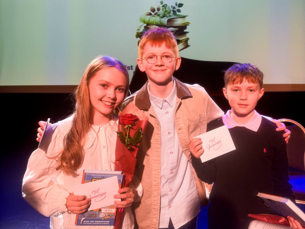 Halla Björk Guðjónsdóttir, Birkir Frosti Kjartansson og Hilmar Geir Geirsson