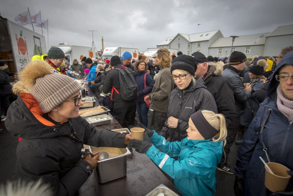 Kjötsúpan frá Skólamat stendur alltaf fyrir sínu.