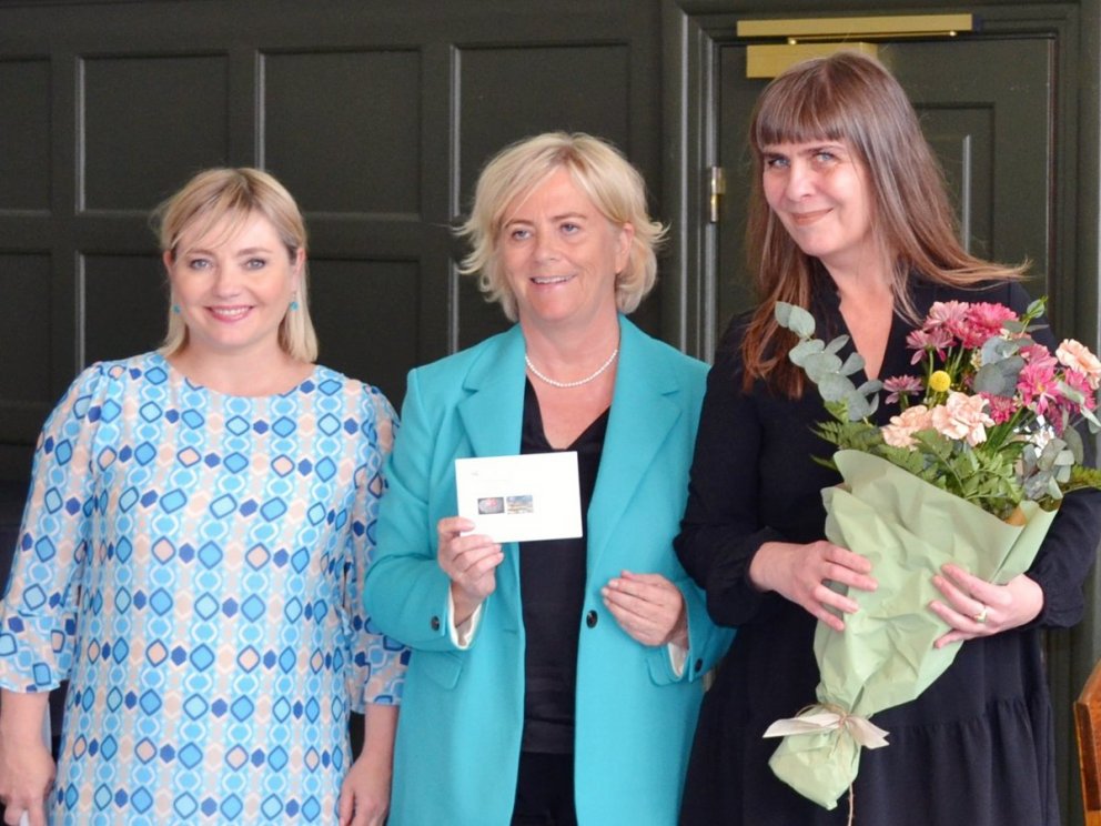 Lilja Dögg Alfreðsdóttir, menningar- og viðskiptaráðherra, Birna Einarsdóttir, bankastjóri Íslandsb&hellip;