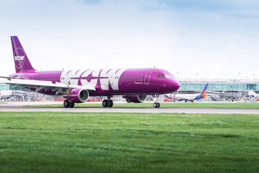 Ein af flugvélum WOW air. Ljósmynd af turisti.is
