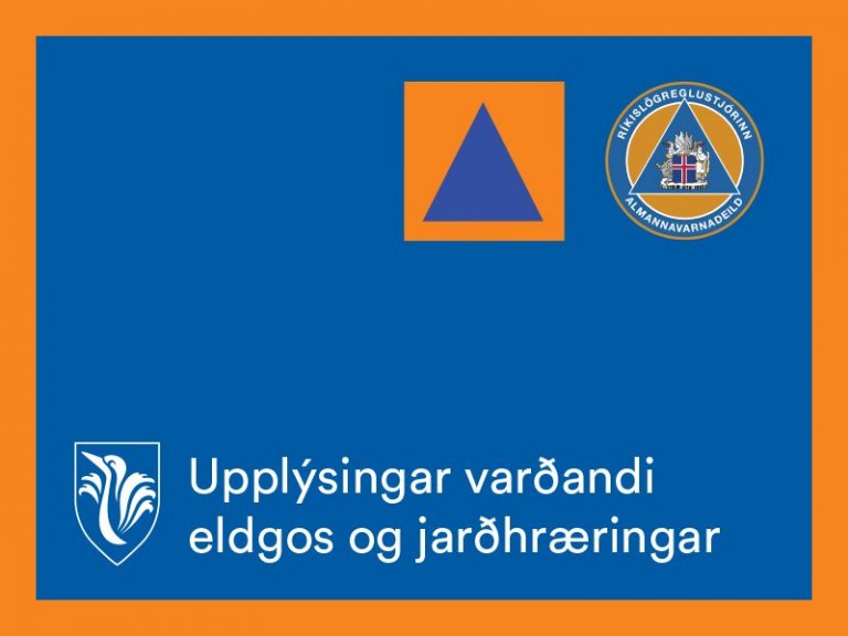 Upplýsingar varðandi eldgos og jarðhræringar