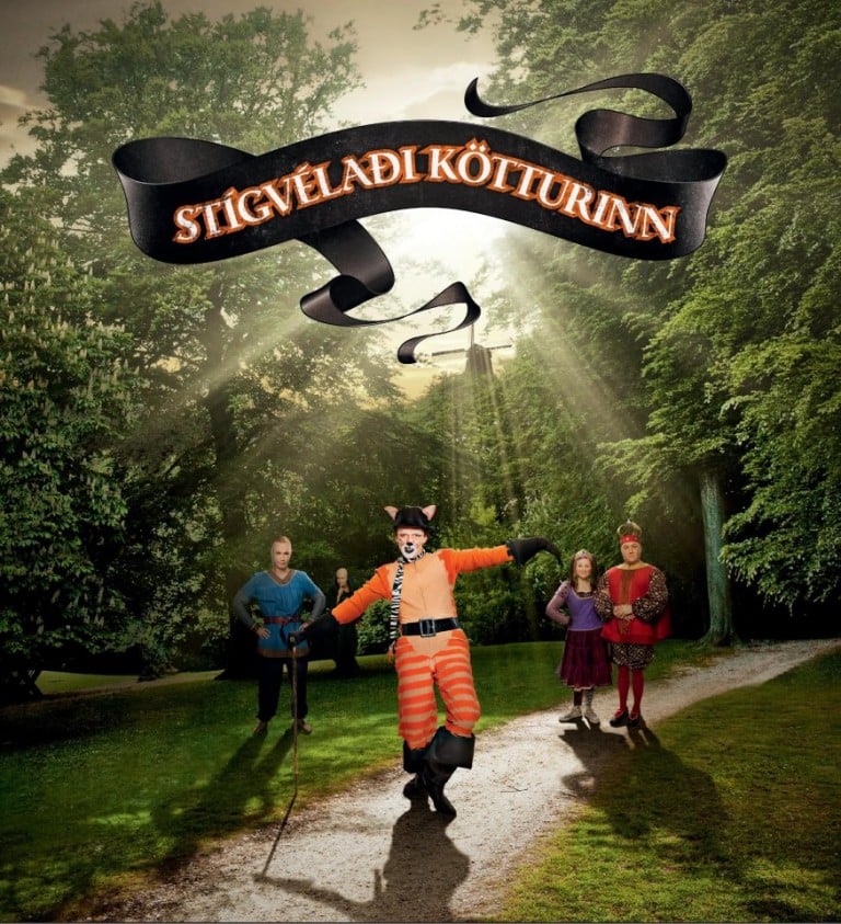 Leikhópurin Lotta sýnir Stígvélaða köttinn.